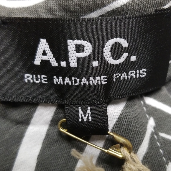 A.P.C. Long Sleeve Animal Print Fitted Dress M - Picture 7 of 11